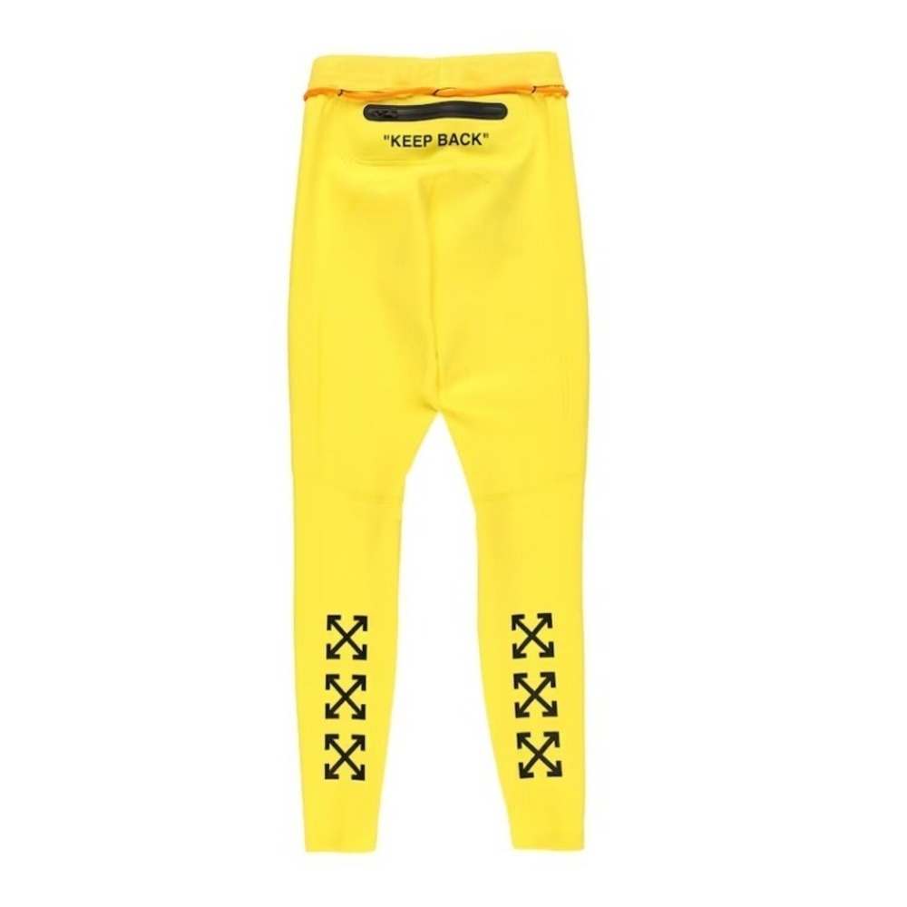 Off-White x Nike NRG Utility Tights Women Small Opti Yellow Virgil Abloh Legging